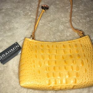 NWT Orange Sorbet Melbourne Brahmin Anytime Mini